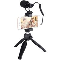 Kit Microfone Comica Vm10-K2 Com Pedestal Mesa