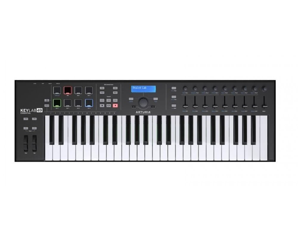 CONTROLADOR ARTURIA KEYLAB ESSENTIAL 49 TECLAS PRETO