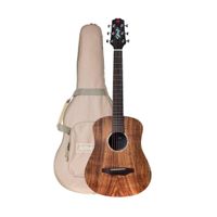 Violão Eletroacústico Seizi Supreme Kaiju Baby Folk Koa Com Bag