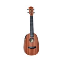 Ukulele Seizi Bali Pineapple Concert Eletroacústico Sapele