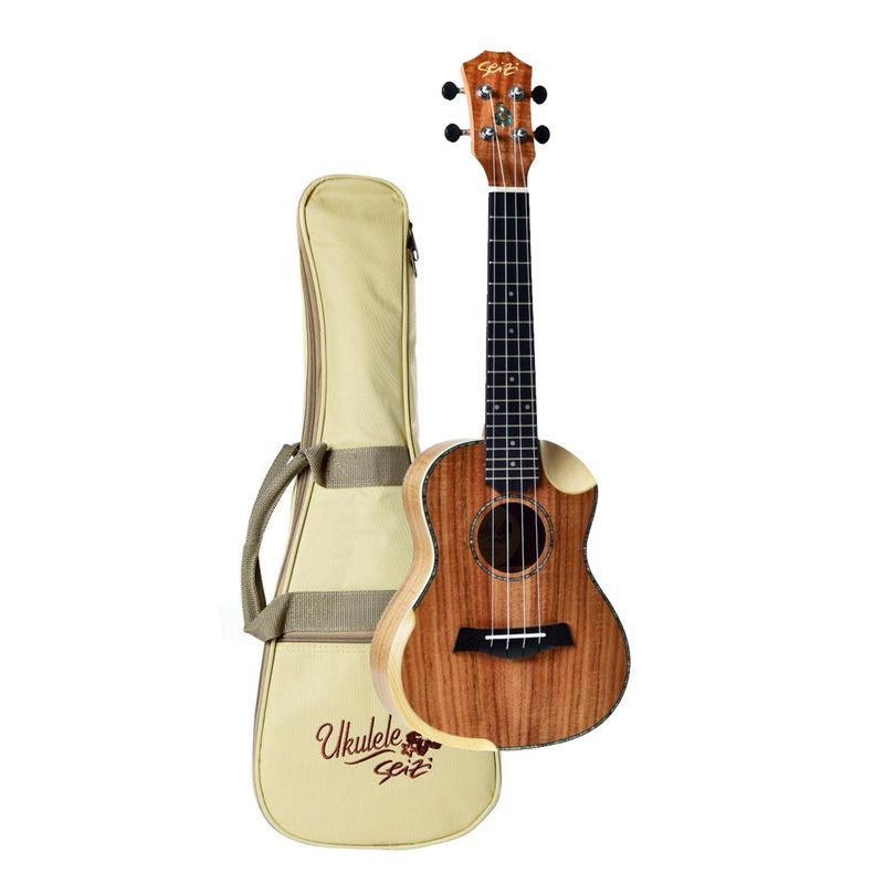 UKULELE-SEIZI-CONCERT-BORA-BORA-CRUSH-ACUSTICO-KOA-COM-BAG