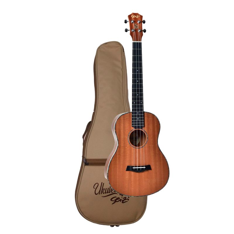 UKULELE-SEIZI-MAUI-PLUS-BARITONE-ACUSTICO-SAPELE-COM-BAG