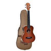 Ukulele Seizi Tenor Maui Plus Eletroacústico Tobacco Com Bag