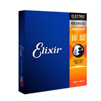 Encordoamento Para Guitarra Elixir 010 Light Heavy