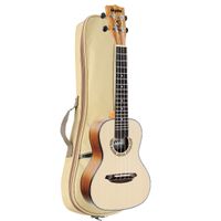 Ukulele Akahai Concert Acústico Aks-24 Spruce Tatoo Com Bag