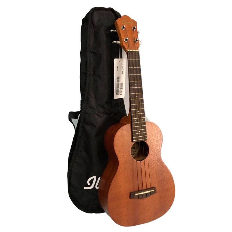 Ukulele-Ibanez-UKC-10-concert-com-capa