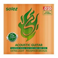 ENCORDOAMENTO VIOLAO SOLEZ SLAPB10 010 BRONZE
