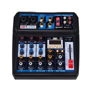 Mesa De Som Lexsen M-6 Usb Analogico 6 Canais