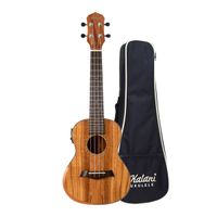 Ukulele Kalani Concert 24 Maori Series Koa Kal 420 Ck Eq Elétrico Com Capa (15439)