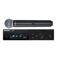 Kit Microfone Shure Slxd4-G58 Com Bastão Blx24Br B58 J10