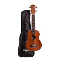 Ukulele Malibu 21-S Soprano Sapele Natural Com Bag