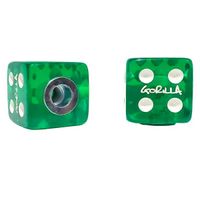Borboleta Para Estante Prato Gorilla Dado Acrilico Verde 26Mm Bpdavd26