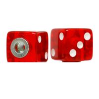 Borboleta Para Estante Prato Gorilla Dado Acrilico Vermelho 26Mm Bpdavd26