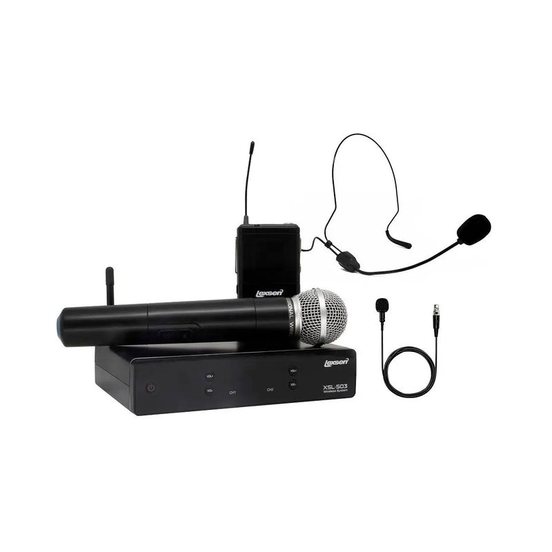 Lexsen-XSL-503-Microfone-sem-Fio-UHF