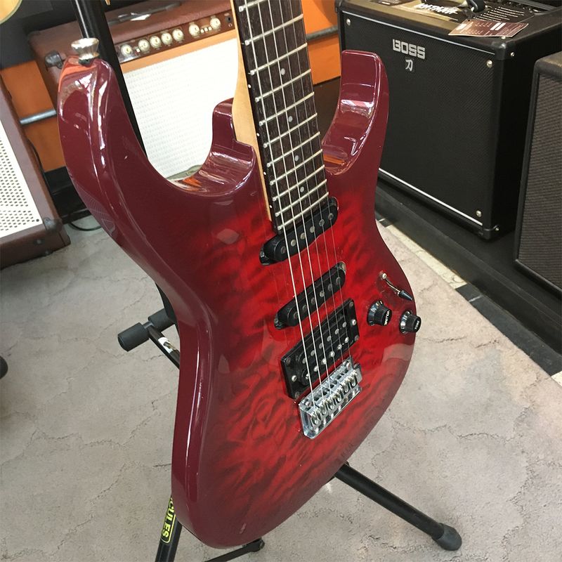 GUITARRA-GOLDEN-SUPERSTRAT-HSS-RED-USADO-OJ
