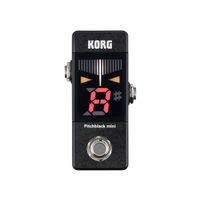 Pedal Afinador Korg Pitchblack Pb-Mini-Or Para Guitarra E Baixo