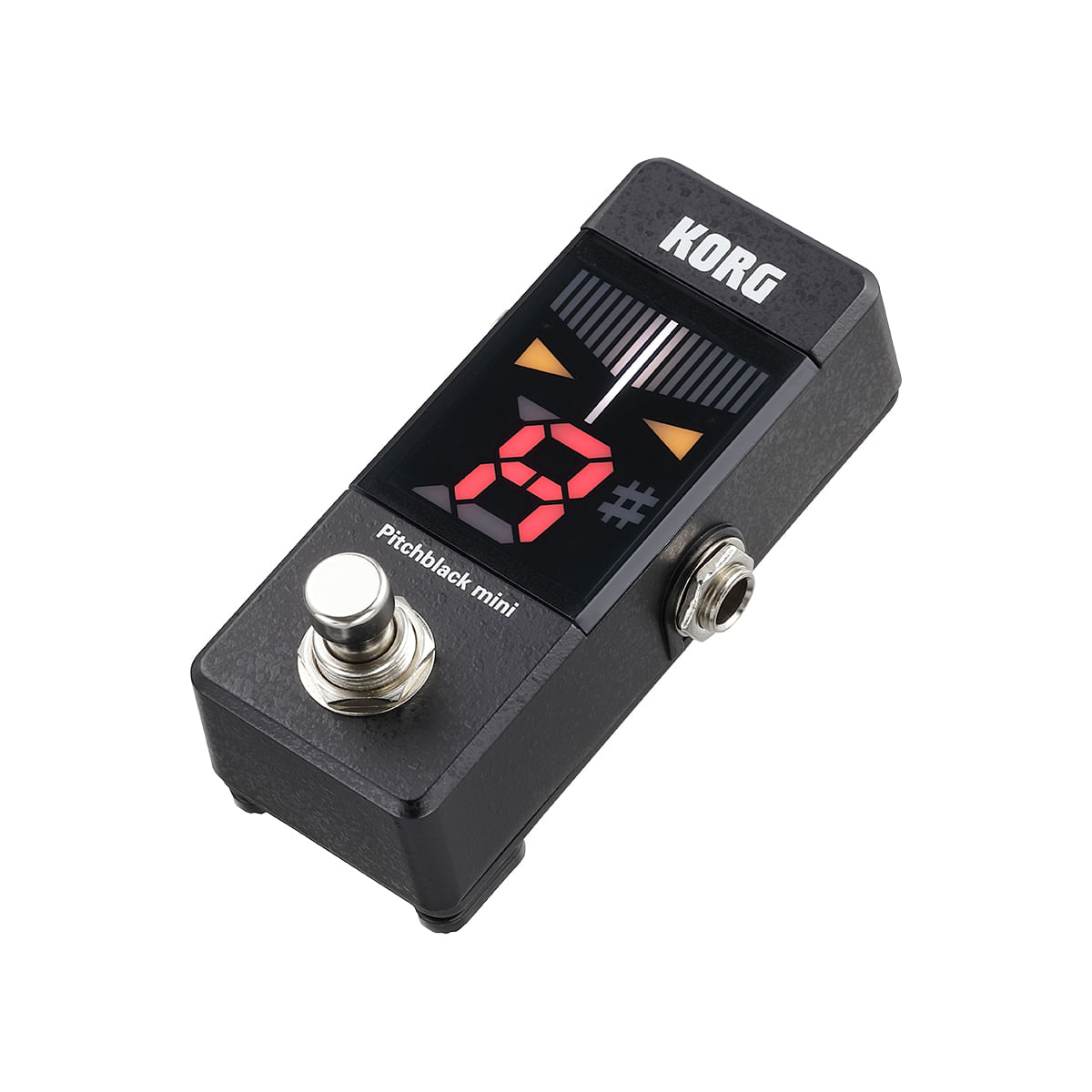 見事な PITCHBLACK KORG AFINADOR PEDAL PB-MINI-OR BAIXO E GUITARRA PARA ギター