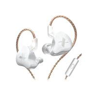 Fone De Ouvido Com Microfone Kz Edx Branco