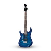 Guitarra Ibanez Grx70Qa Lh Tbb Canhota Azul