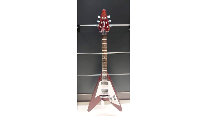 Guitarra Flying V Wine Red - v-rod wr - benson em Promoção na Americanas