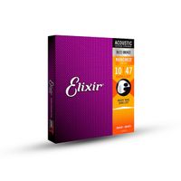 Encordoamento Para Violão Elixir 10 Extra Light Nanoweb 80/20 3210