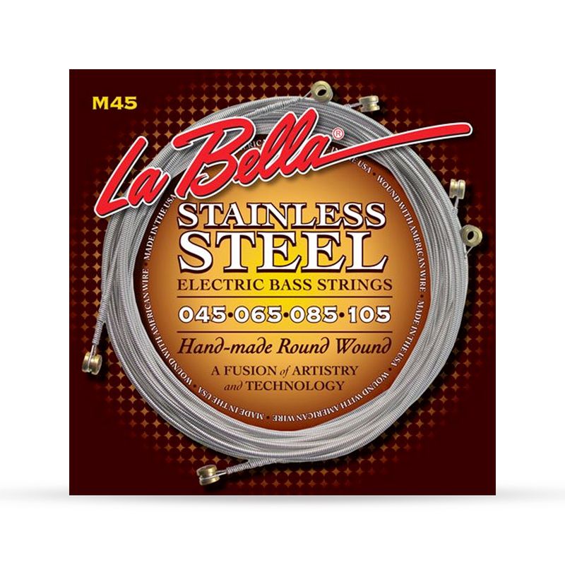 ENCORDOMENTO-PARA-BAIXO-LA-BELLA-4C-M45-045-105-STAINLESS-STEEL