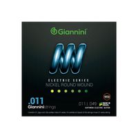 Encordoamento para Guitarra Giannini Nickel Round Wound GEEGST11 .011.049
