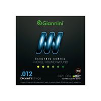 Encordoamento para Guitarra Giannini Nickel Round Wound GEEGST12 .012 .054