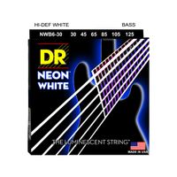 Encordoamento Para Baixo Dr Strings 6C Nwb6-30 030/125 Hi-Def White