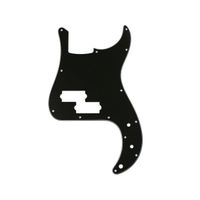 Escudo Para Baixo All Parts 3 Ply P Bass Black Pg-0750-033