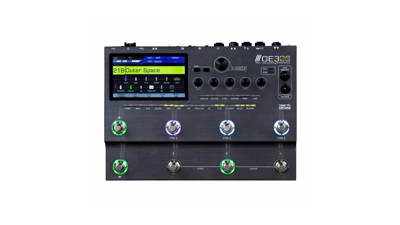 Pedaleira Multiefeitos Mooer GE300 Lite com Impulse Response