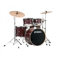 Bateria Tama Imperial Star Walnut Wrap Ie50H6W Bww 20 10 12 14 14 Com Ferragens