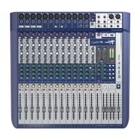 Mesa De Som Soundcraft Signature 16 Canais Com Efeito Bivolt