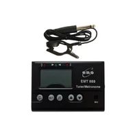 Afinador Mxt Eno Emt-888 Cromático Diapasão Preto