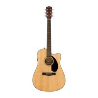 Violão Fender Dreadnought Cd60Sce Aço Natural