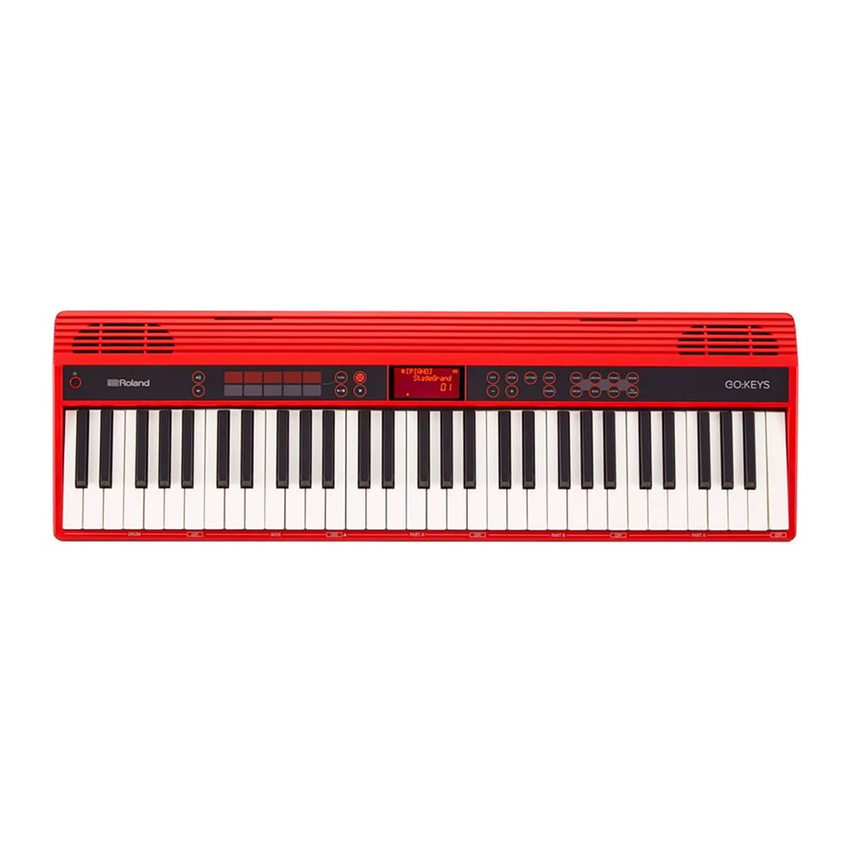 Roland GO:KEYS 3 レッド 61鍵 Teclado Roland GO KEYS 3 Dark Red: 61 Teclas, Bluetooth, Mais de