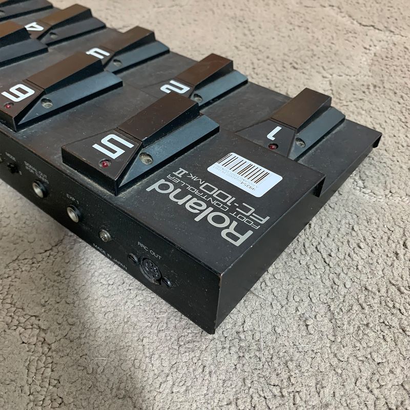 PEDALEIRA-ROLAND-FOOT-CONTROLLER-FC100-MKII-USADO