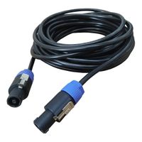 CABO JJF SPEAKON E SPEAKON 2 PONTAS MACHO 5MTS
