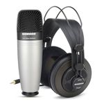 KIT-MICROFONE-SAMSON-C01-USB-E-HEADPHONES-SR850