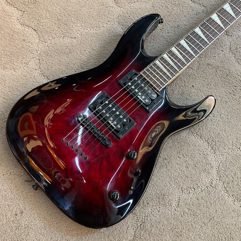 GUITARRA-JACKSON-JS32-DINKY-TRANSLUCED-RED-USADO-11