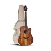 Violão Seizi Eletroacústico Supreme Folk Kaiju Mirai Koa Cutaway Bag