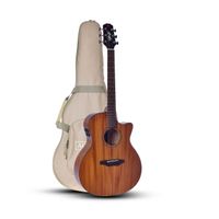 Violão Seizi Eletroacústico Supreme Ryu Mirai Cutaway Bag Mahogany Satin