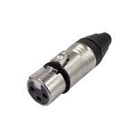 PLUG CSR XLR LINHA Q-33BK MACHO