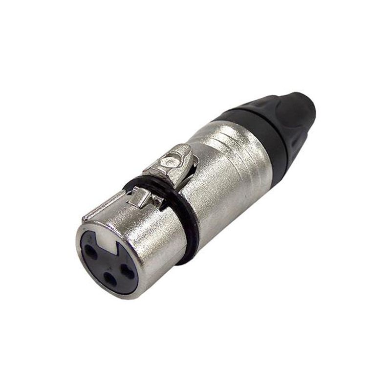 PLUG-CSR-XLR-LINHA-Q-33BK-MACHO