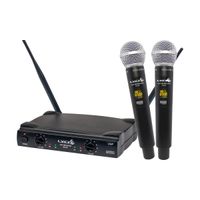 Microfone Lyco Uh08Mm Duplo De Mão Sem Fio