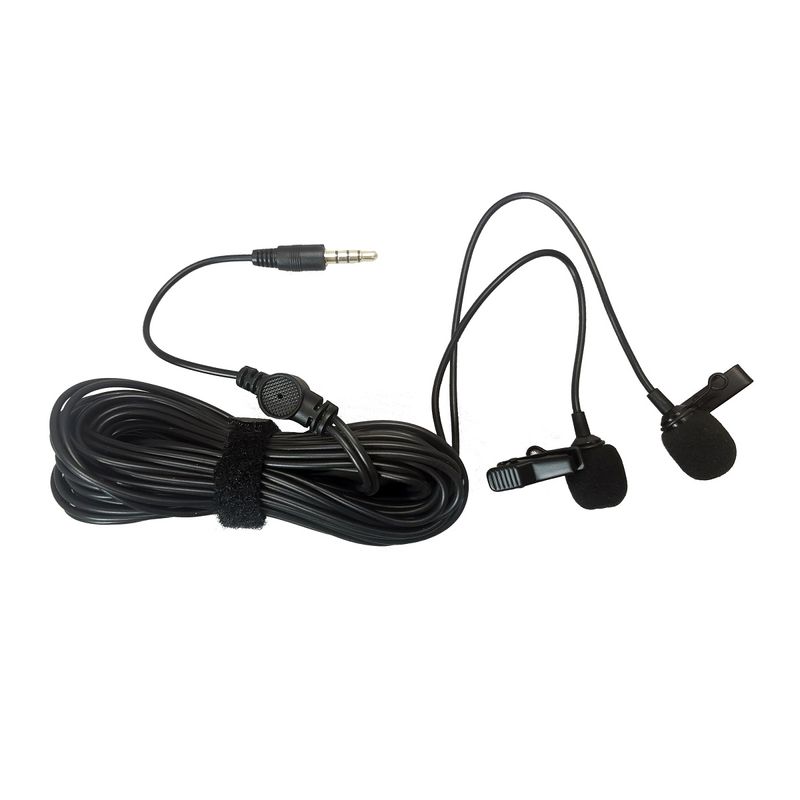 Microfone-de-Lapela-Duplo-para-Smartphone-KL-2---KADOSH