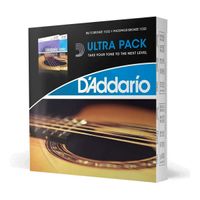 Kit 2 Jogo De Cordas D'Addario 011 Ez910 Ej26 Ultra Pack Phosphor Bronze