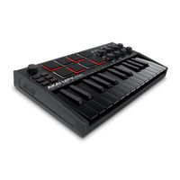 Controlador Akai Midi Usb Mpk Mini Mk3 Black Edition