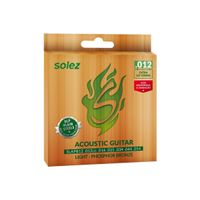 ENCORDOAMENTO PARA VIOLÃO SOLEZ SLAPB12 012 BRONZE