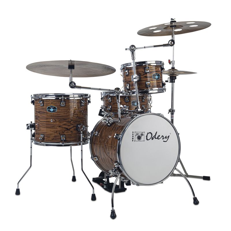 BATERIA-ODERY-CAFE-JAZZ16-DT-DARK-TIGER-COM-BUMBO-16-SHELL-PACK